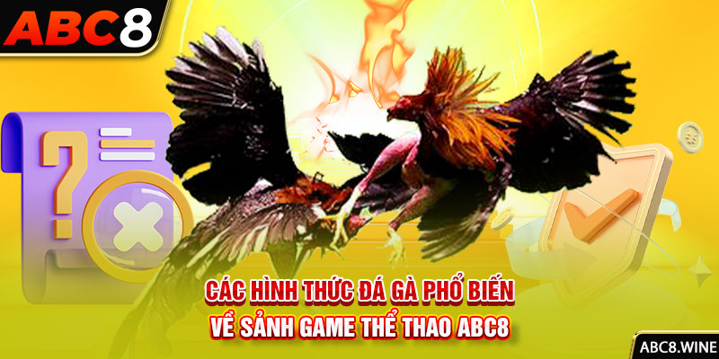 Các hình thức đá gà phổ biến tại nhà cái uy tín ABC8